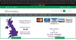 Desktop Screenshot of plantsgaloreonline.co.uk