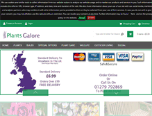 Tablet Screenshot of plantsgaloreonline.co.uk